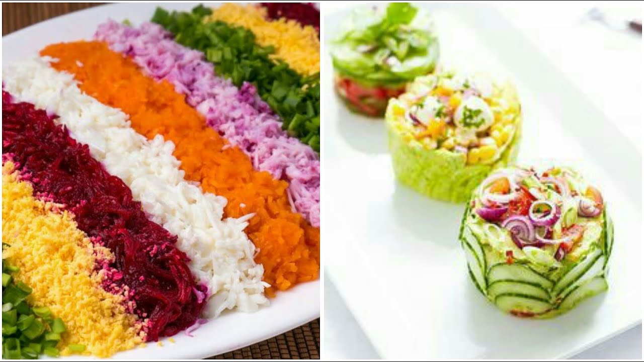 simple salad presentation ideas