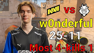 cs2 navi w0nderful VS G2 Dust2 (25-11) POV | 2024/9/26 #cs2