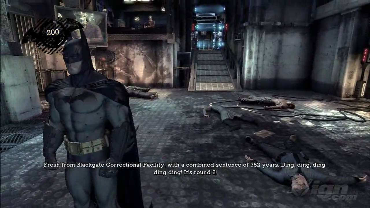 Batman: Arkham Asylum 'E3 2009 Demo Gameplay [1/2]' TRUE-HD QUALITY -  YouTube