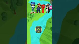 WHO IS THE FASTEST? Sonic, Mario, Gugu Gaga And Reddy Sprunki #shorts #sonic #sprunki