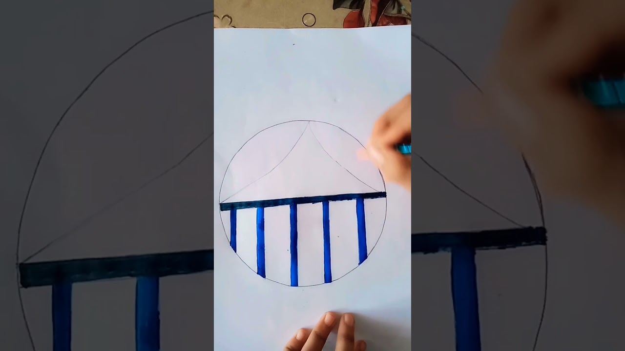 easy circle drawing ✨🤗pencle drawing 