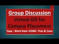 Online Group Discussion for Campus Placement l How to start Group Discussion l Virtual GD for Job #2