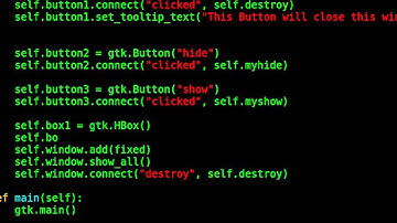 Python - GTK GUI - Tutorial #6 - Box Containers