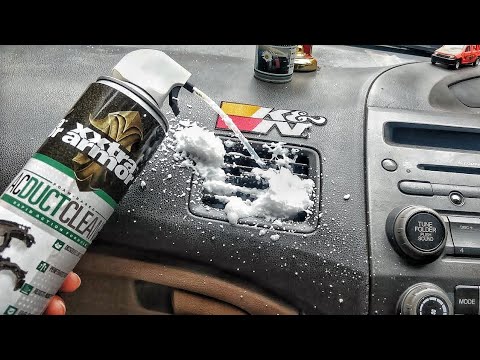 The best way to clean car air vents