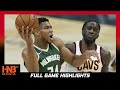 Milwaukee bucks vs cleveland cavaliers 2621  full highlights  hnbmediatv