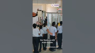 Our Student with KUKA spot welding robots | #nittrichy #iit#jee #stemeducation #robotics #automation