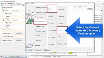 (RTE 3.5) Creating Isopachs Using Custom Colors