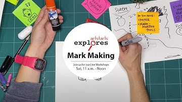 MARK MAKING Workshop 3 - Exploring Expressive Marks & Non-Visual Contour Drawings (S02 E12 WS03)