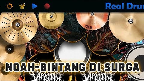 Noah-Bintang Di Surga(new version) || Real Drum Cover by ahmad widianto