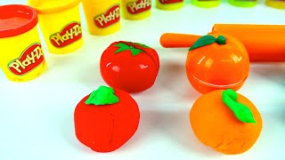 Create and Learn with Kitchen Cooking 🍎🍊🥦🍌 | Preschool Toddler Learning Toy Video