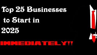 Top 20 Businesses to Start in 2025 (Future-Proof & Profitable!)"