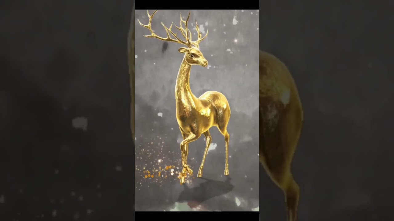 gold deer