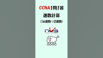 【CCNAクイズ】進数計算 (16進数から2進数の変換) #ccna #ccnp #ネットワーク #インフラエンジニア #新卒 #転職 #未経験 #nvs #quiz #クイズ #情報