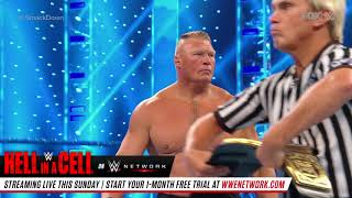 Kofi Kingston vs  Brock Lesnar  SmackDown, Oct  4, 2019