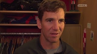 Eli Manning Confident in New Center John Greco | New York Giants | MSG Networks