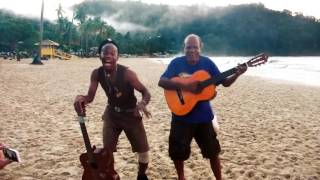Guitar Man Pete Maracas Beach Trinidad and Tobago