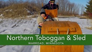 Northern Toboggan and Sled The Harren family in Warroad, Minnesota are one of the very few Toboggan manufacturers left in the world. They craft well made