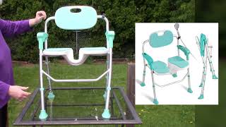 ✅Adjustable Shower Seat Review | Folding Shower Seat #showerseat #showerseatreviews