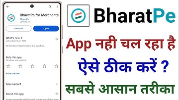 Bharatpe App Not Opening || How To Fix Bharatpe App Open Problem