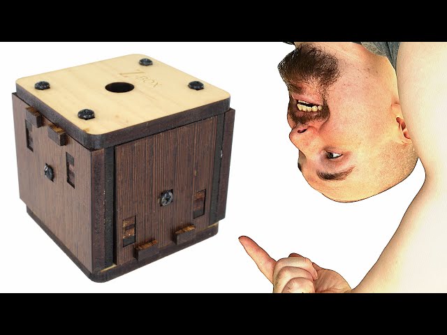Triángulo Trickbox - Caja secreta de madera - Dificultad 3/6 Difícil -  Brain Teaser por Jean-Claude Constantin