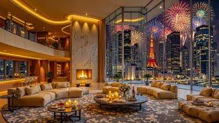 Download Lagu Nieuwjaar in Tokio 2026 🎇 ​​Luxe appartement met zachte jazzmuziek en uitzicht op vuurwerk MP3