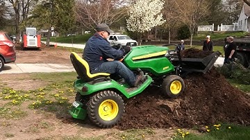 Johnny Bucket Jr Part 4: Moving the stump grinding pile