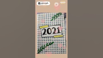 My 2021 Bullet Journal Setup ❤️ My first Bullet Journal🌟#shorts