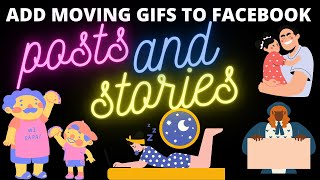 How To Add Gifs to Facebook Posts | Facebook Stories screenshot 4