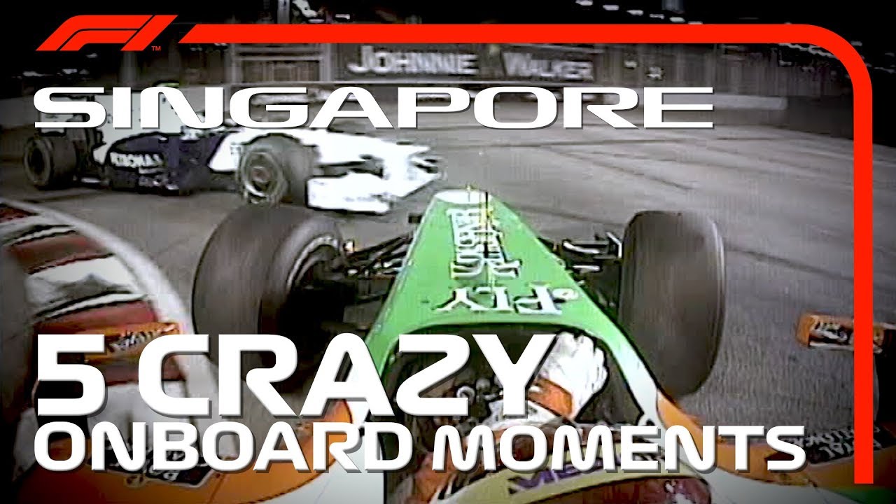 5 Crazy Onboards | Singapore Grand Prix raikkonen vettel
