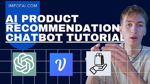 How to create 1500$ product recommendation AI CHATBOT for e-commerce stores