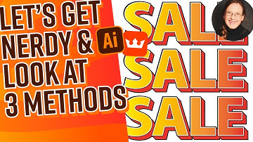 3 Ways To Get A Text Effect With A Gradient, Strokes And A Blockshadow In Illustrator