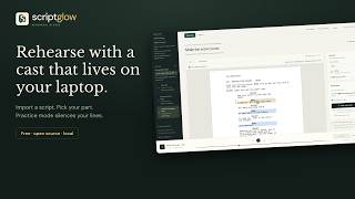 Script Glow: rehearse your lines with a full cast that never leaves your computer screenshot 4