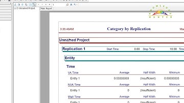 Simulation and Modeling Bangla tutorials || 04 Model Report for First simulation model with arena