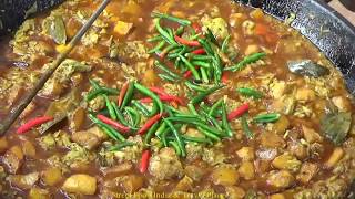 Full Cabbage Curry Preparation | Delicious Tasty Food | Street Food India & Travel Places