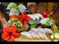 FISHING EXTREMELY DANGEROUS CLIFF  | Catch Turned Into EPIC SUSHI PLATTER | Fishing Hawaii