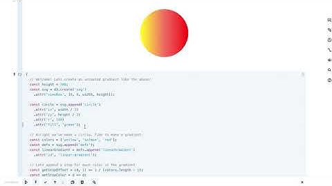 Learning how to Animate Color Gradients // D3