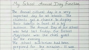 Write an essay on My School