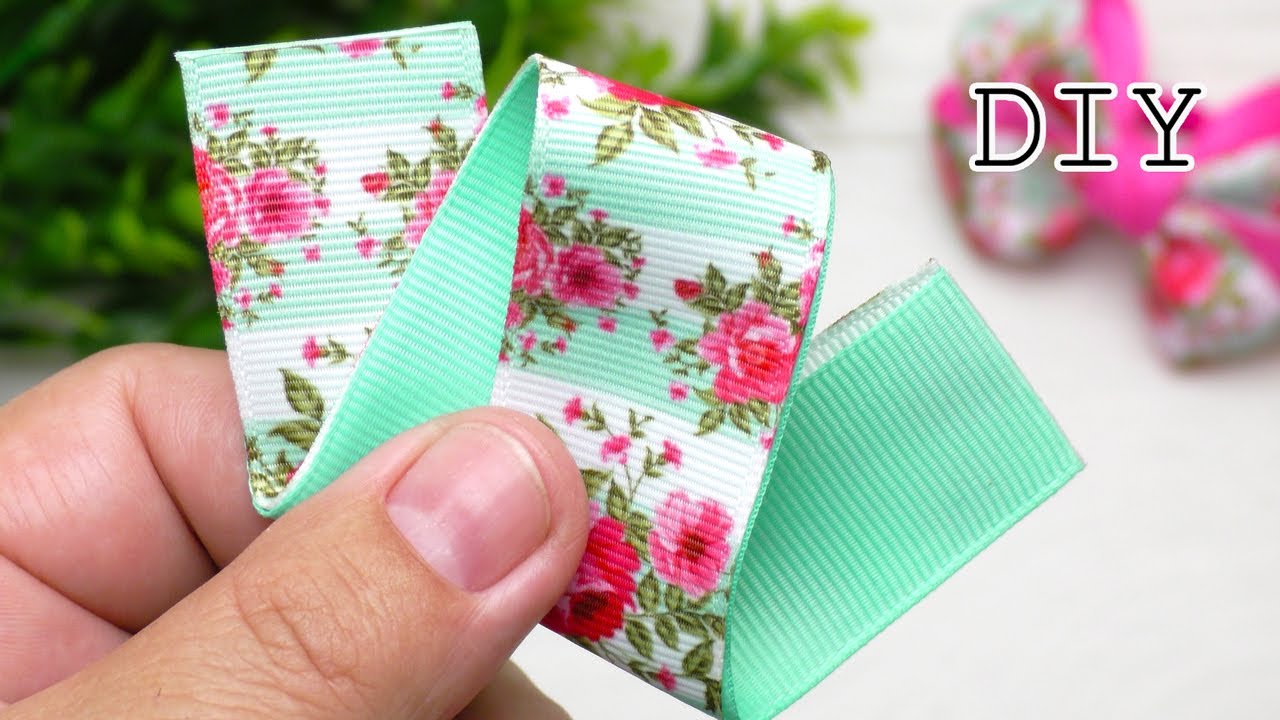 I love making these bows! Bows from Grosgrain ribbon YouTube