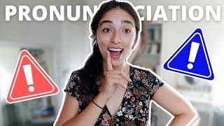 FRENCH PRONUNCIATION: Don't make those mistakes! // Most frequent French pronunciation mistakes!