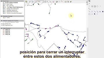 Tutorial: Tie Open Point Optimization - Distribución MT de PowerFactory DIgSILENT Subtitulado