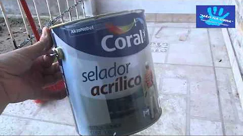 Qual a quantidade de água para diluir o selador?