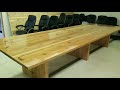 Putting Varathane on the cedar conference table ! Putting Varathane on the cedar conference table !