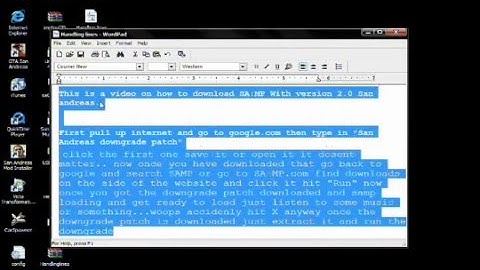 How to Downgrade and install SA:MP
