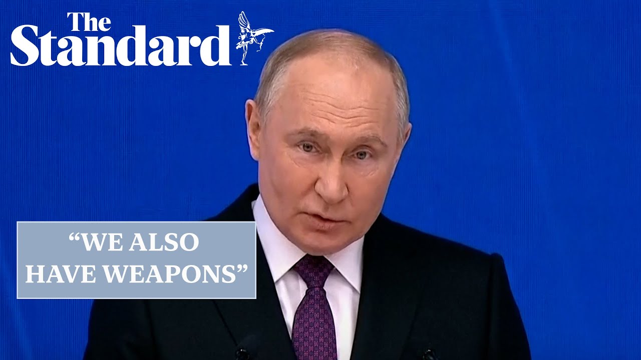 Vladimir Putin says sending Western troops to Ukraine risks global nuclear conflict