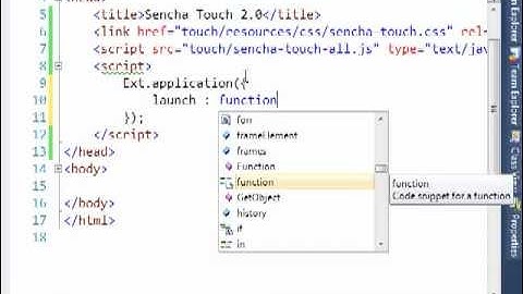 Hello World 2 -Label and Button in Sencha Touch 2.0