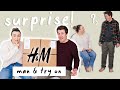 SUPRISING My Husband With A HUGE H&M Man Haul! TRY ON & STYLED!