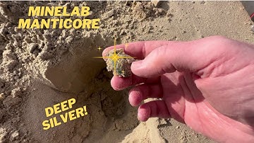 Minelab Manticore - Deep Silver Found at the Beach