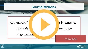 Journal Article Reference Entries*