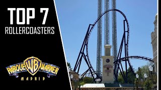 TOP 7 американские горки - Parque Warner Madrid