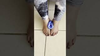 Squishing Slime Between My Toes | Feet ASMR #Shorts